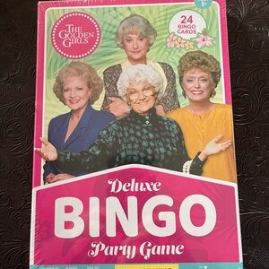 Golden Girls Deluxe Bingo Party Game - Pink